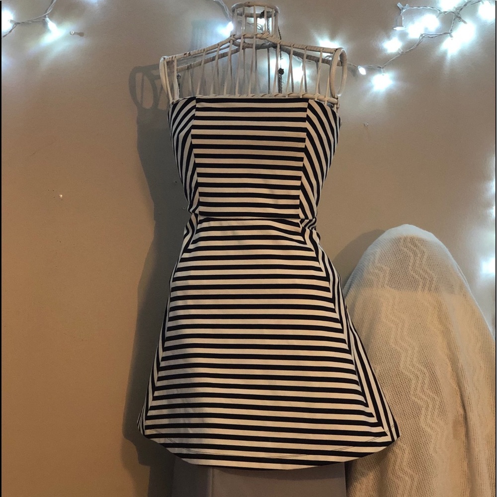 Retro vintage style tube top dress